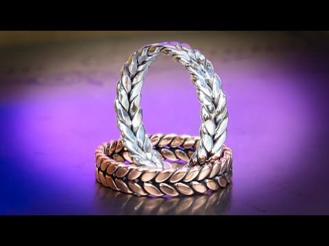 How To Make This Dual Twisted Ring With Basic Tools