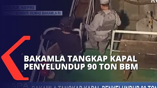 Bakamla Gagalkan Penyelundupan 90 Ton BBM oleh Kapal Berbendera Equator Guinea di Perairan Batam