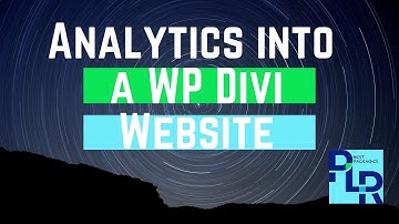 Adding Analytics a WP Divi site using the easy manual code method