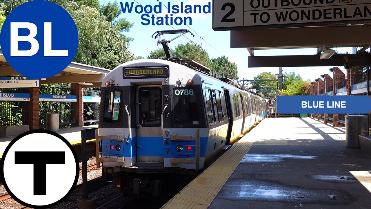 MBTA "The T Subway System Wood Island Station [ Blue Line ] YouTube