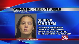 Mother indicted on multiple charges in 10-year-old daughter's death