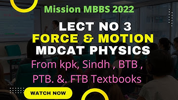 Force And Motion Mdcat Mcqs From All Boards Of Pakistan ||Nmdcat Prep 2022|| Ilmi Preacher