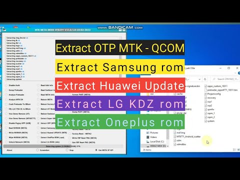 كيفية استخراج ملف OPPO OFP / LG KDZ / Samsung room / Huawei update / Oneplus rom OPS / Super IMG
