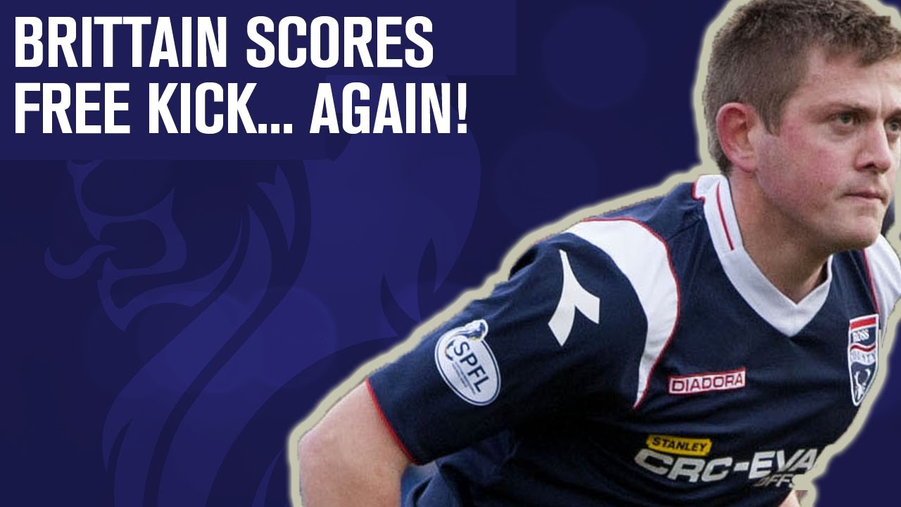 Free-kick magician Brittain scores another great strike!