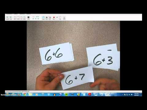 How to Learn Your Math Facts Using Flash Cards