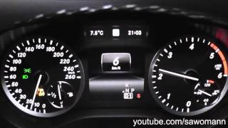 2014 Mercedes-Benz B 200 D 136 Hp 0-100 Kmh Acceleration Gps