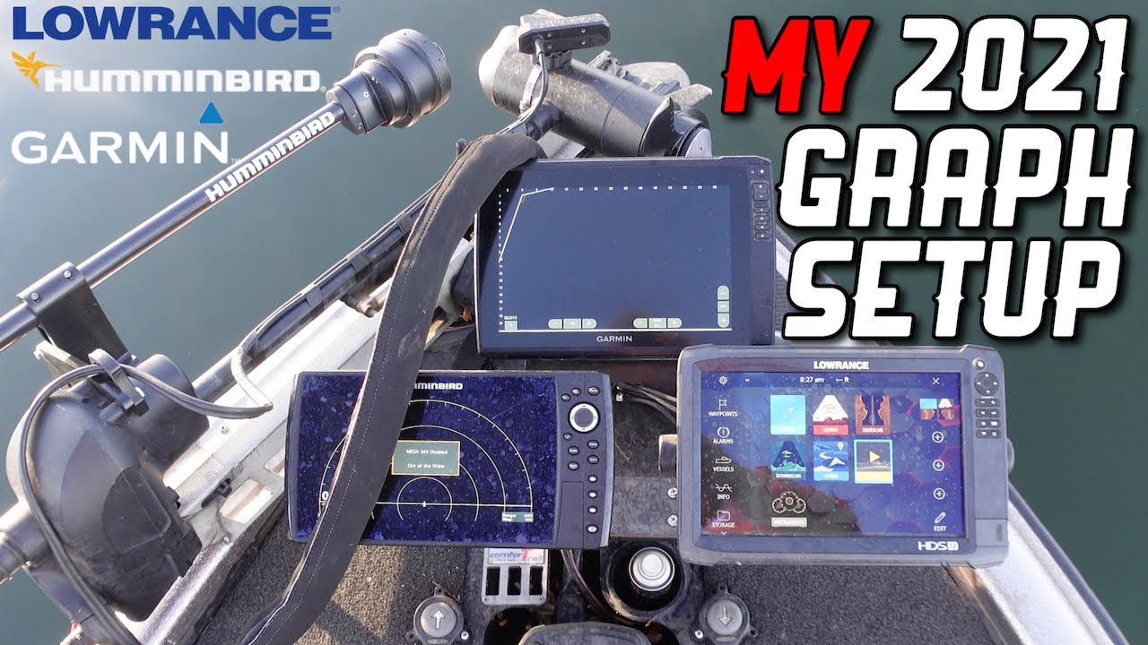 My Bass Boat Electronics Setup in 2021  What I Use for GPS Sonar LiveScope  Mega 360 & Power 