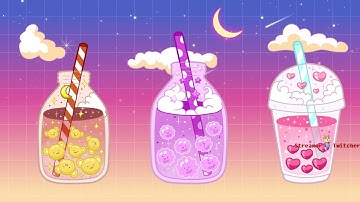 Bubble Drink | Animated Stream Overlays | Twitch Package | Twitch Overlays
