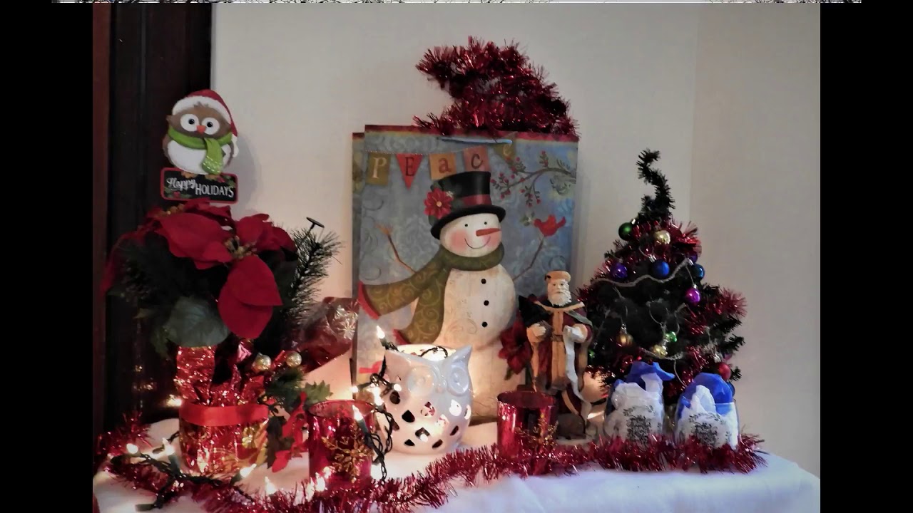 The start of the Christmas Cards YouTube