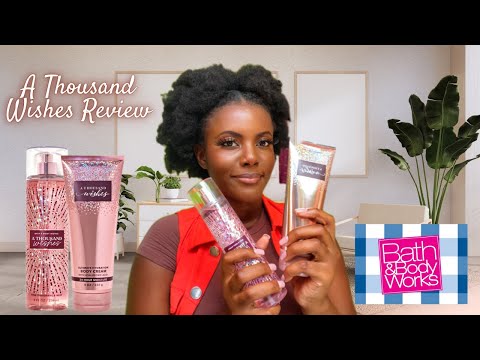 Video: Koupel a tělo pracuje A Thousand Wishes Fragrance Mist recenze