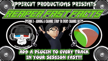 REAPER FAST FACTS #3- Adding a plugin to every track at once