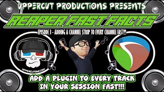 Famous REAPER FAST FACTS #3- Adding a plugin to every track at once Wealth