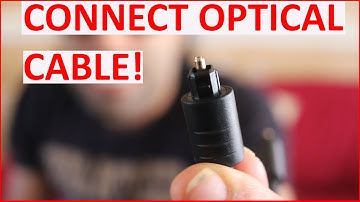 How to Hook Up Your Soundbar With An Optical Cable