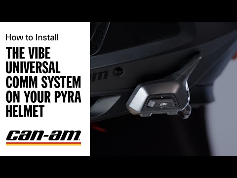 How to Install the Vibe Comm System on Your Pyra Helmet | Can-Am