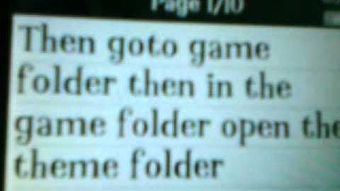 How to apply ptf theme in psp.3gp