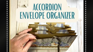 Easy Accordion Envelope Organizer File #envelope  (Giveaway Ended)