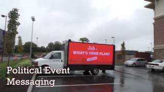 Mobile Digital Display Trucks / Mobile Billboard that is digital