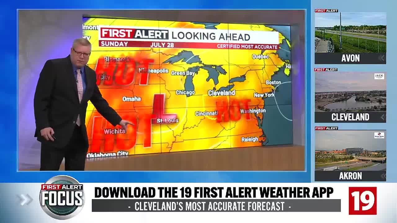 First Alert Focus: Jeff Tanchak forecasts heat for next week - YouTube
