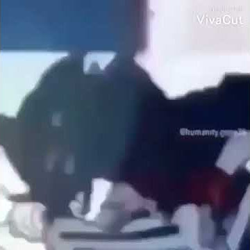 Ryuko throws a chair