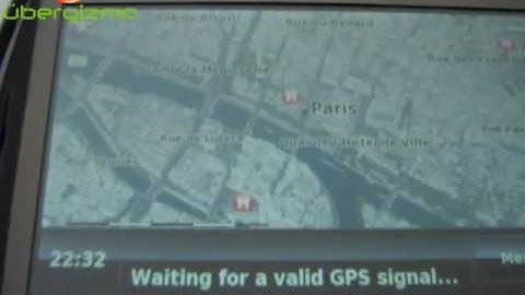 Archos 5 android internet tablet gps demo