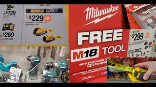 Распродажи Инструмента в Home Depot на День Отца (Dewalt, Milwaukee, MakitaXGT)