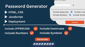 Build Your Own Password Generator Using JavaScript 😲🔥  | Now No Regrets