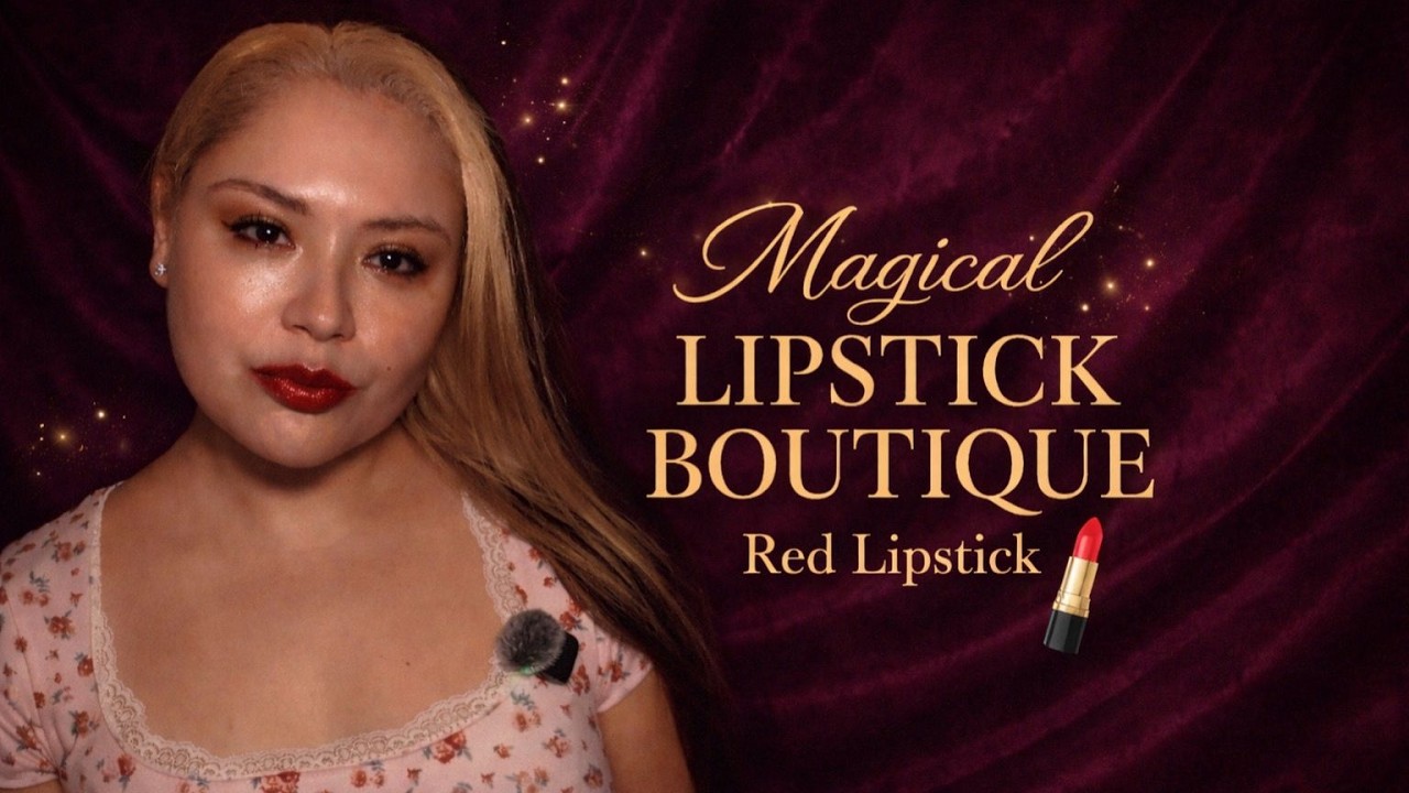 ASMR | Magical Lipstick Boutique | Makeup Roleplay
