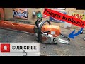 Stihl MS311 Repair Guide. Carburetor cleaned and trigger fixed