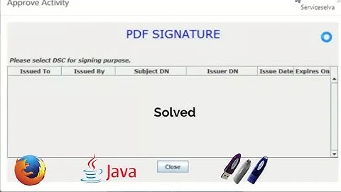 pdf signature blank in epfo dsc kyc approval error solved
