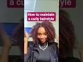 How to maintain a passion twist hairstyle.