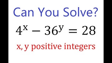Math Olympiad | How to Find Integer Solutions to the Exponential Equation? | Diophantine Equation