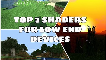 TOP 3 SHADERS FOR LOW END DEVICES (1-2 GB RAM ) | MCPE 1.16