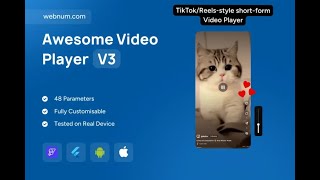 FlutterFlow TikTok-Style Video Player 📲❤️ #flutterflow #tiktok #video #videoplayer screenshot 2
