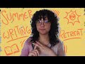 i'm hosting a summer writing retreat! // summer retreat 2025