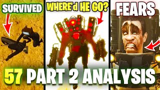 TITAN SPIKERMAN CURED! ANALYSIS 57 PART 2 Skibidi Toilet🔥 ALL SECRETS, EASTER EGG of Skibidi Theory
