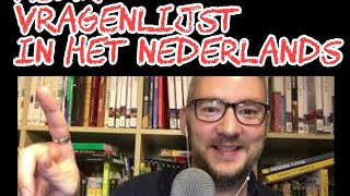 ASMR vragenlijst in het Nederlands (rollenspel?) [questions, eye contact, male voice]