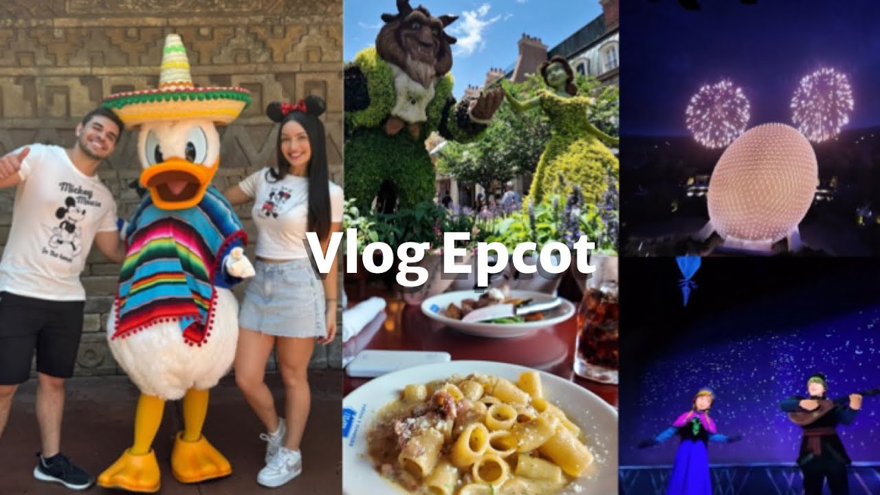 VLOG| chegando em Orlando, e primeiro dia de parque EPCOT 🫶🏻🌐