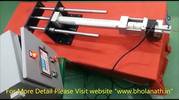 BHOLANATH | ERSLA |  Stepper motor | with Guide Rod support and Absolute Encoder | ENGLISH