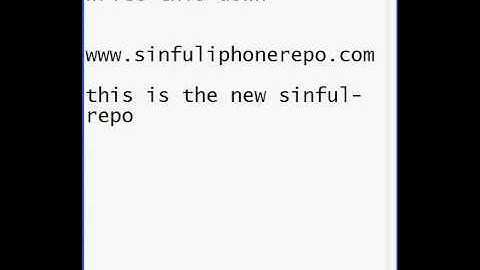 New sinful-iphone repo