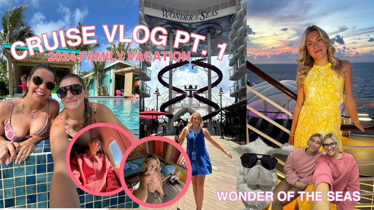 CRUISE VLOG | Royal Caribbean Wonder of the Seas embarkation day & Coco ...