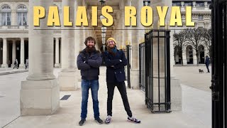 Visite du Palais Royal à Paris.