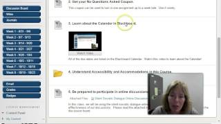 Organizing Your Course in Blackboard