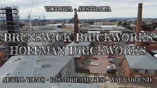 Aerial view - Historic images - Walkaround : Brunswick / Hoffman Brickworks : Victoria Australia