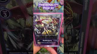 NeoDevimon **2022 Regionals Participant** BT4-084 C