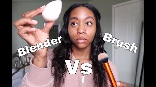 BeautyBlender vs Real Techniques Brush | Which is Better | BrianaLorenn