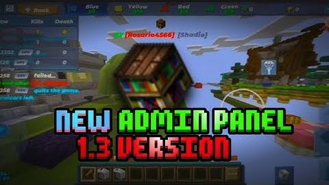 NEW VERSION WITH THE ADMIN PANEL 1.3 [Show Case] - (Block Mods) BLOCKMAN GO! #bgtuber #blockmango