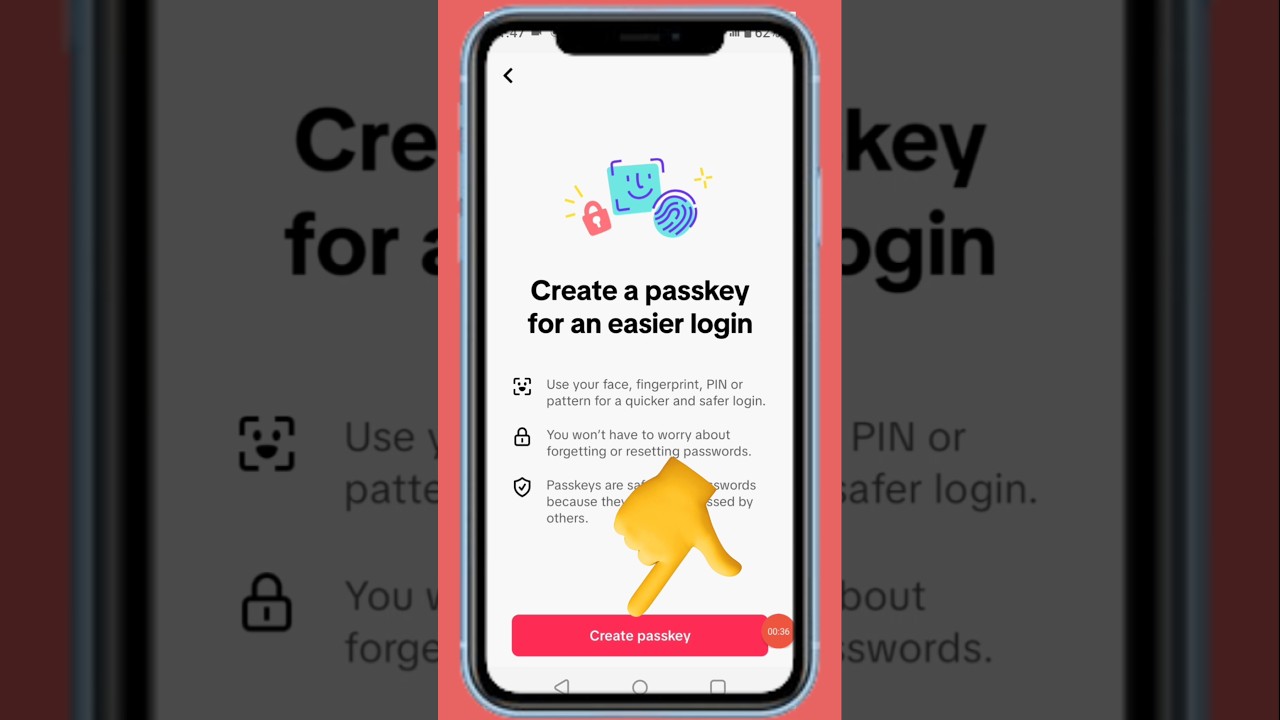 How To Create Passkey on Tiktok 