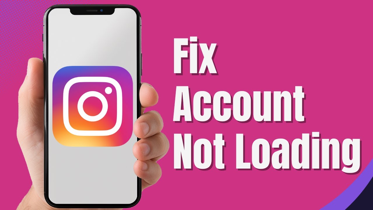 INSTAGRAM ACCOUNT NOT LOADING FIX (2024) | Why is My Instagram Account ...