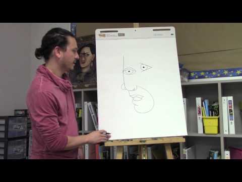 Pablo Picasso & Cubism Drawing Tutorial | Pablo Picasso Made Easy