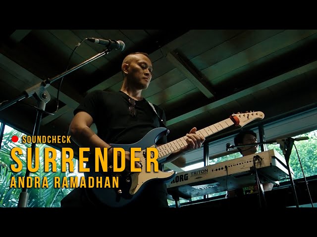 Andra Ramadhan Guitar Solo - Surrender (Soundcheck) class=